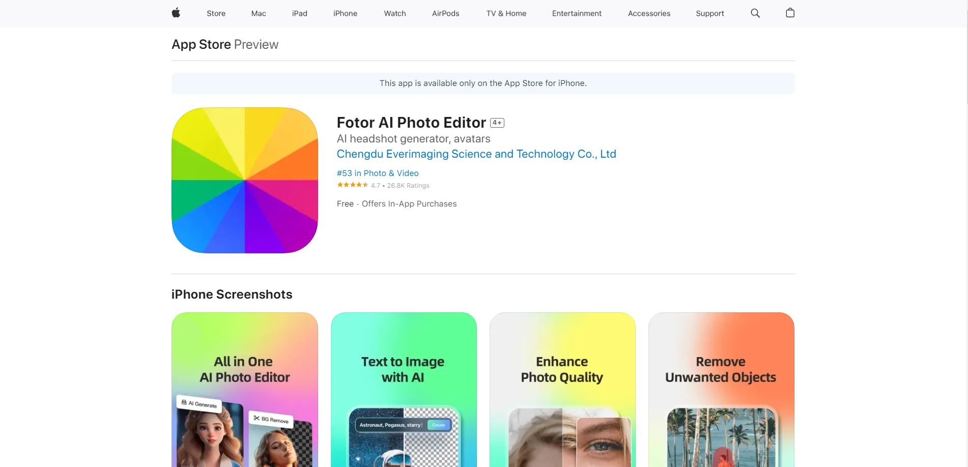 download Fotor using the above link